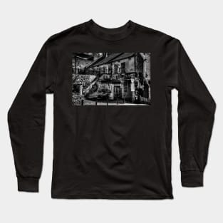 HDR Urban Graffiti Monochrome Long Sleeve T-Shirt